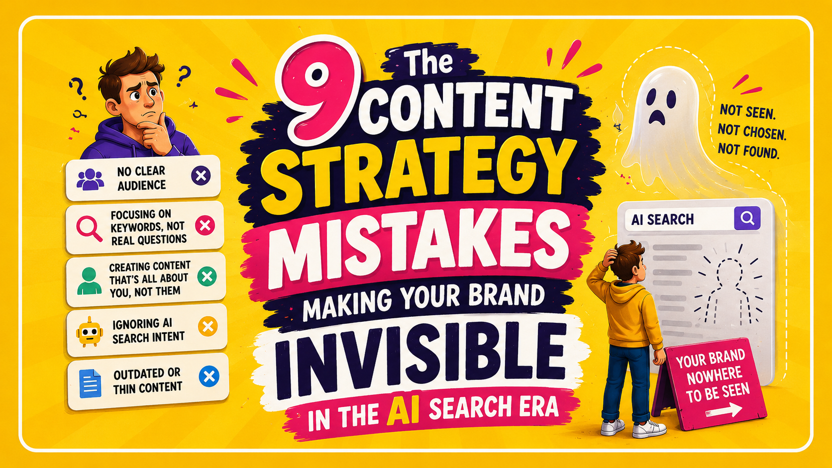 Content Strategy Mistakes Making Your Brand Invisible in the AI Search Era